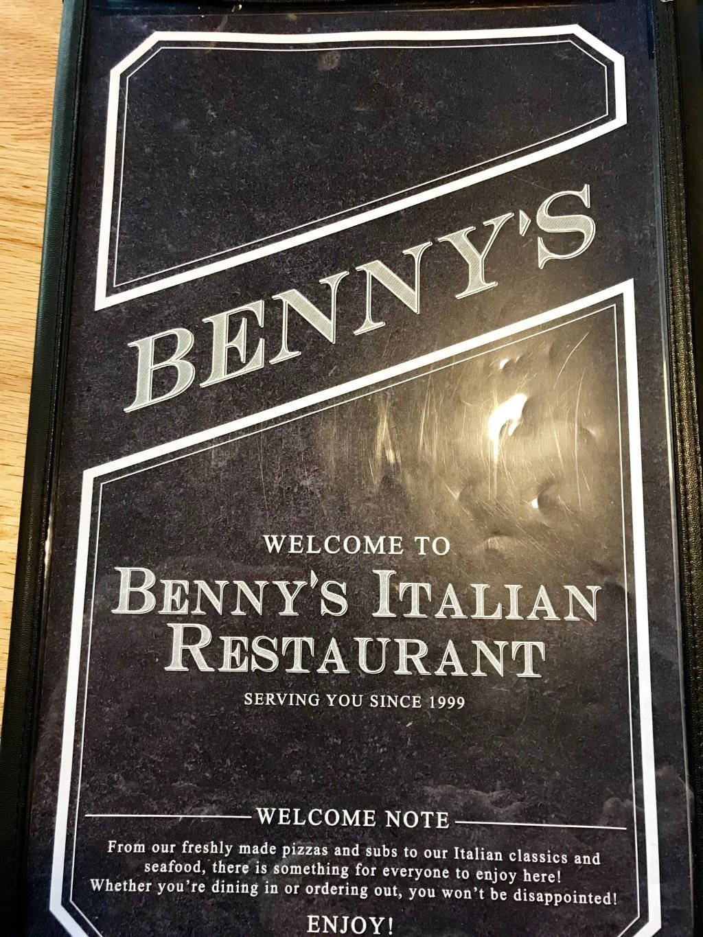 Benny`s Italian Restaurant